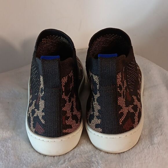 Rothy's "Chelsea" Wildcat Cheetah Print Sneakers - Picture 3 of 6